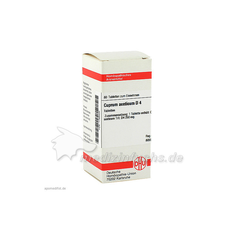 CUPRUM ACET D 4, 80 ST – PZN 1768430