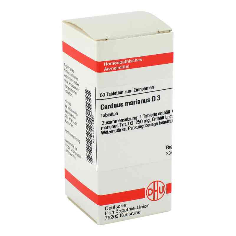 Carduus Marianus D 3 Tabletten (80 stk) – PZN 2111991
