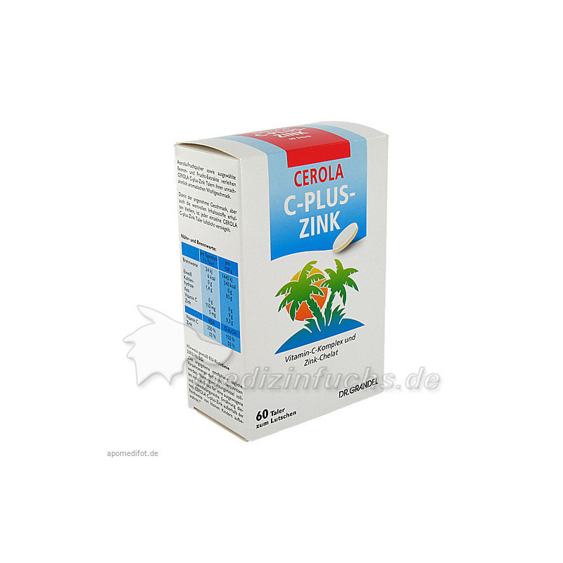 CEROLA C-PLUS-ZINK TALER GRANDEL, 60 ST – PZN 2752891