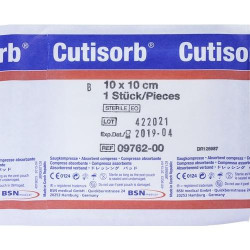 Cutisorb 10x10 steril Saugkompressen, 1 ST – PZN 2536851
