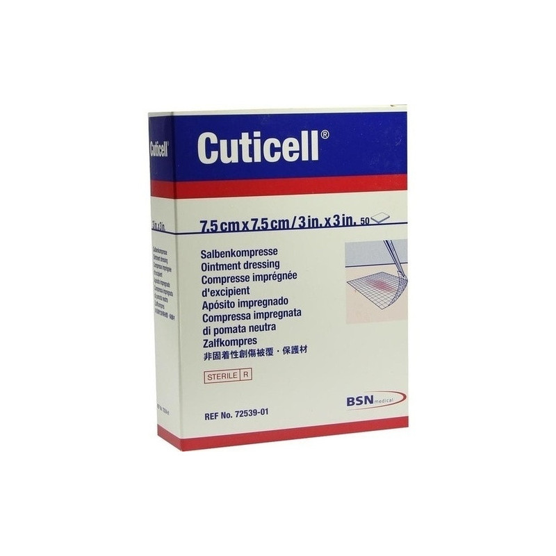 Cuticell Salbenkompresse 7.5x7.5cm, 50 ST – PZN 4979038