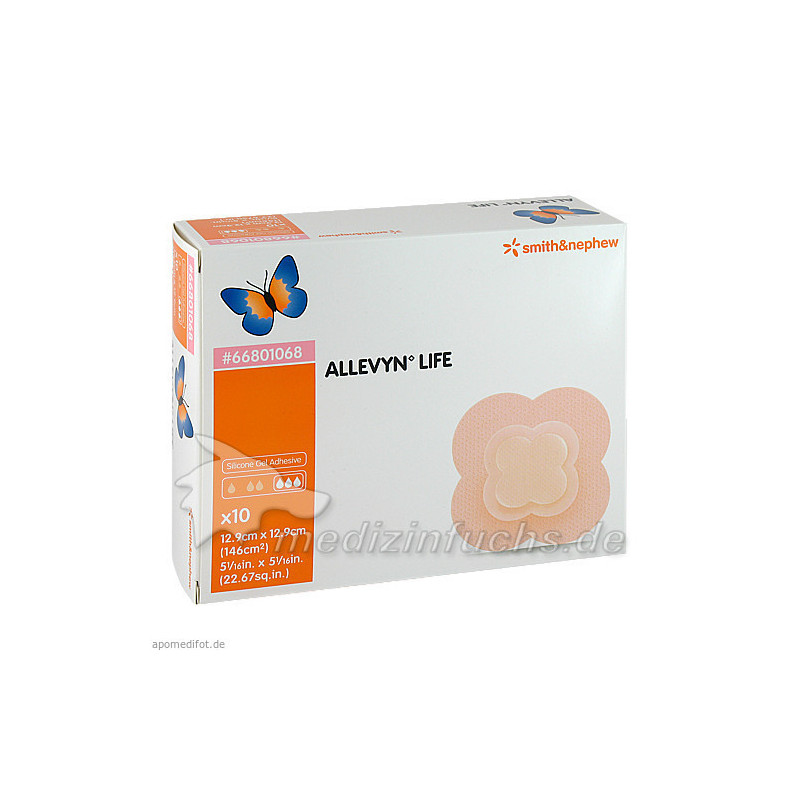 ALLEVYN LIFE 12.9x12.9cm, 10 ST – PZN 9634031