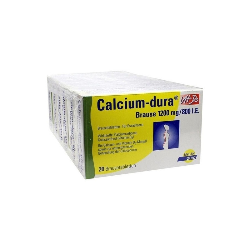 Calcium-dura Vit D3 Brause 1200mg/800I.E., 120 ST – PZN 9911654