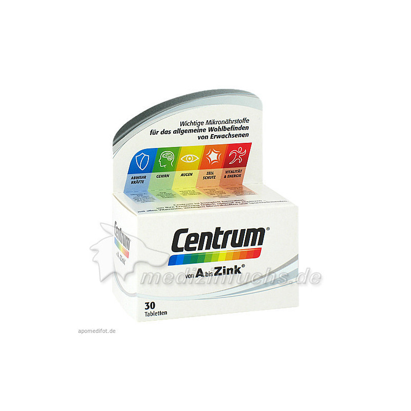Centrum A-Zink + FloraGlo Lutein Capletten, 30 ST – PZN 7394479