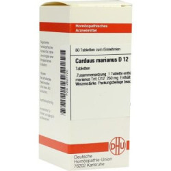 Carduus Marianus D 12 Tabletten (80 stk) – PZN 2627720