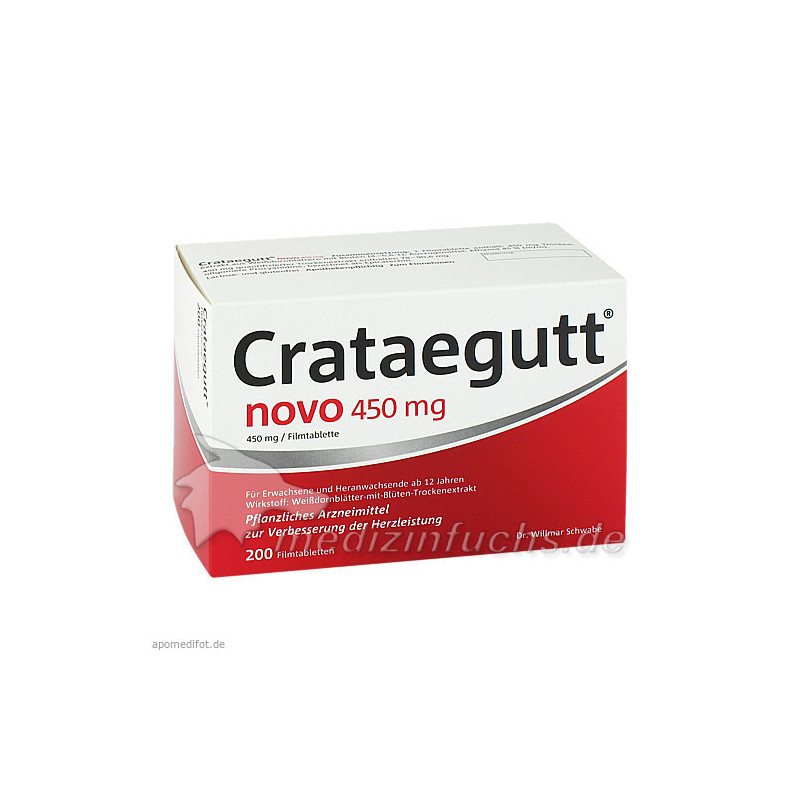 CRATAEGUTT NOVO 450mg Quartalspackung, 200 ST – PZN 3392839