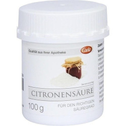 Citronensäure für Lebensmittel CAELO HV-Packung, 100 G – PZN 10254204