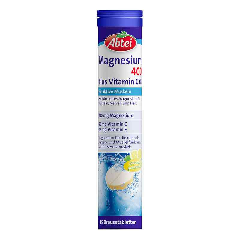 Abtei Magnesium 400 Plus Vitamin C+e Brausetabletten  (15 stk) – PZN 11596964
