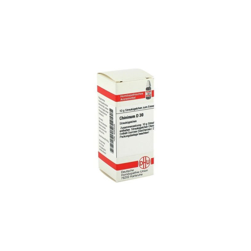 Chininum D 30 Globuli (10 g) – PZN 4050035