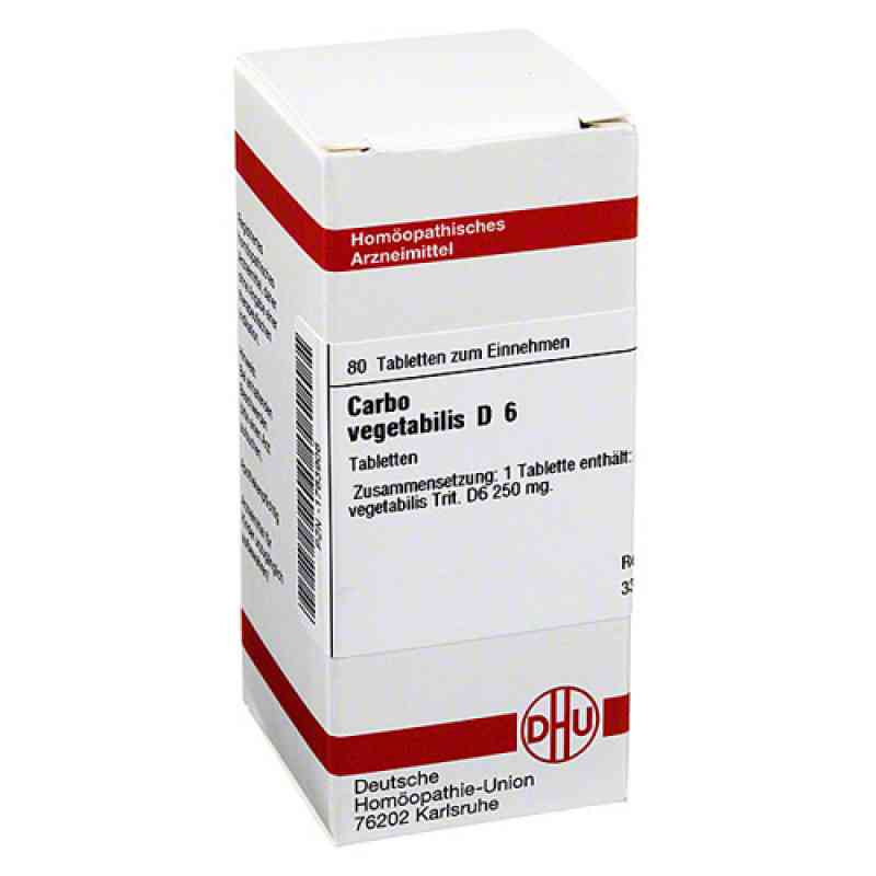 Carbo Vegetabilis D 6 Tabletten (80 stk) – PZN 1763906