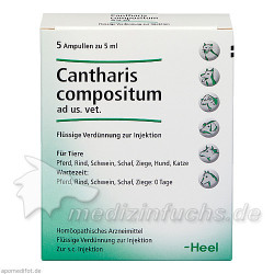 CANTHARIS COMPOSITUM ad us.vet.Ampullen, 5 ST – PZN 2768981