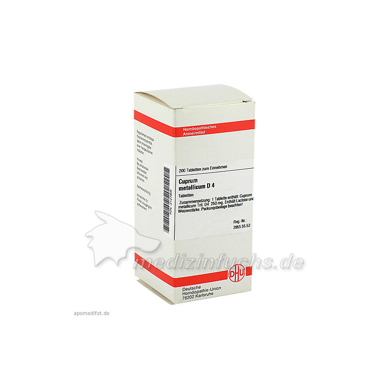CUPRUM MET D 4, 200 ST – PZN 2127905