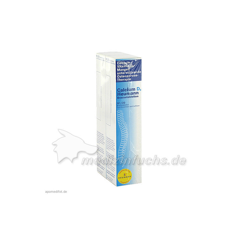 Calcium D3 Heumann Brausetabletten, 40 ST – PZN 3706137