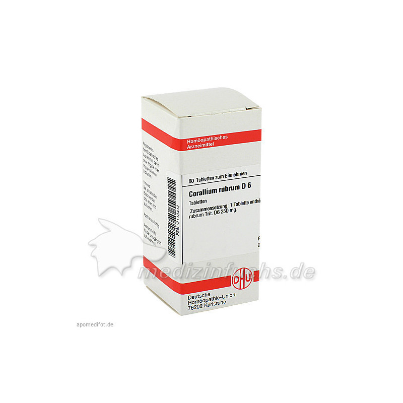 CORALLIUM RUBR D 6, 80 ST – PZN 2113412