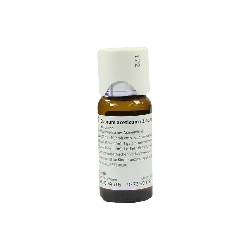 Cuprum aceticum/Zincum valerianicum, 50 ML – PZN 1525437