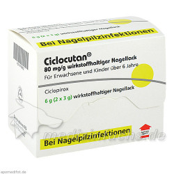 Ciclocutan 80mg/g wirkstoffhaltiger Nagellack, 6 G – PZN 9758282