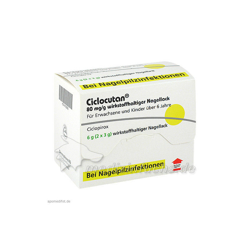 Ciclocutan 80mg/g wirkstoffhaltiger Nagellack, 6 G – PZN 9758282