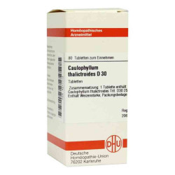 Caulophyllum Thalictroides D 30 Tabletten (80 stk) – PZN 4211113