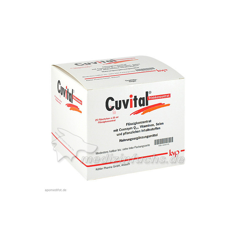 Cuvital Flüssigkonzentrat, 25X25 ML – PZN 4252170