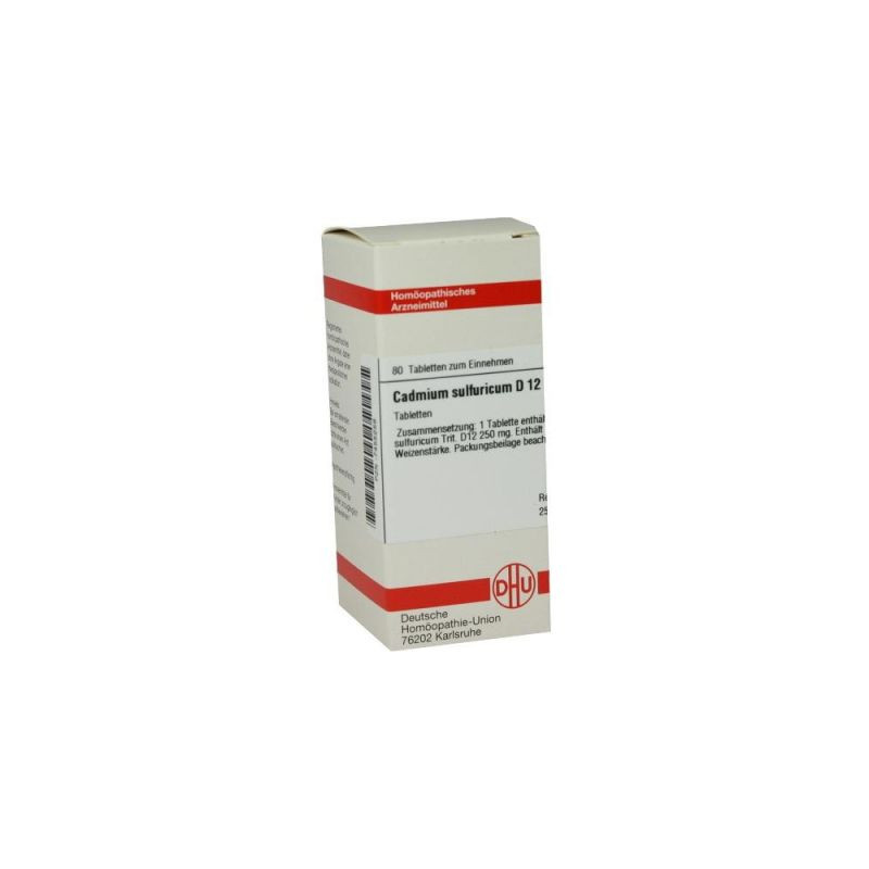 Cadmium Sulfuricum D 12 Tabletten (80 stk) – PZN 7455258