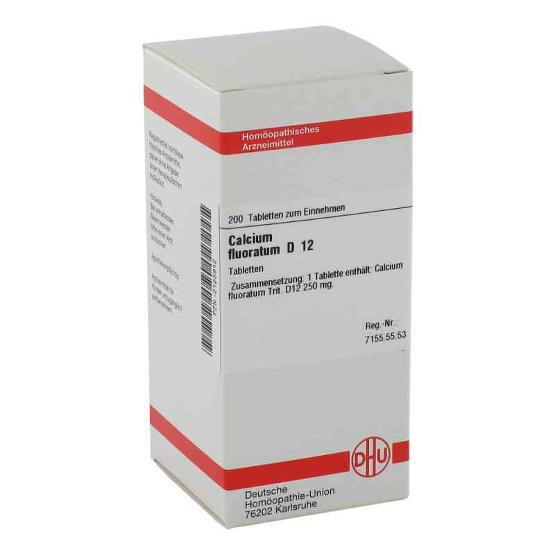 Calcium Fluoratum D 12 Tabletten (200 stk) – PZN 2125912