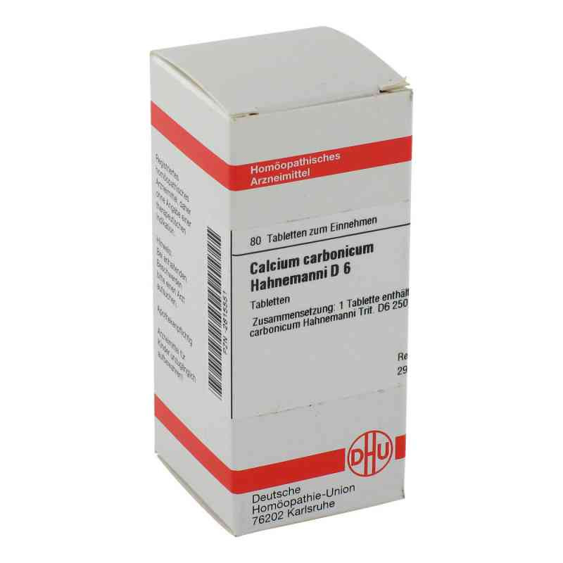 Calcium Carbonicum D 6 Tabletten Hahnemanni (80 stk) – PZN 2815551