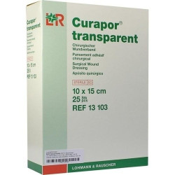 Curapor Wundverband steril 10x15cm transparent, 25 ST – PZN 1728146