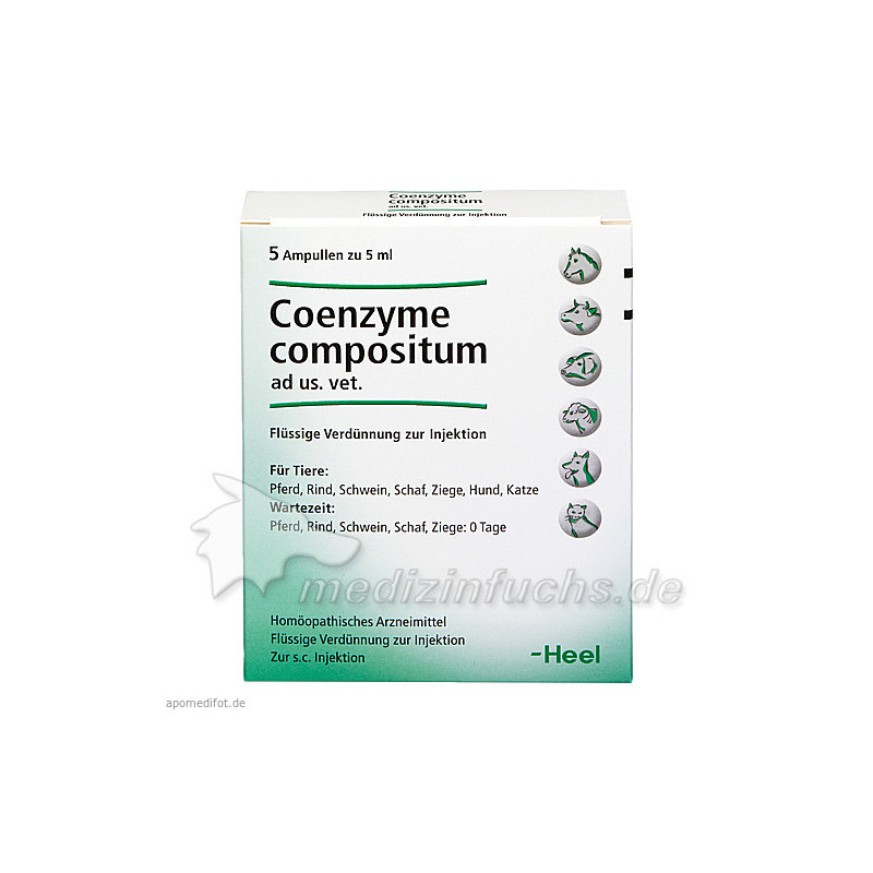 COENZYME COMPOSITUM ad us.vet.Ampullen, 5X5 ML – PZN 4871358
