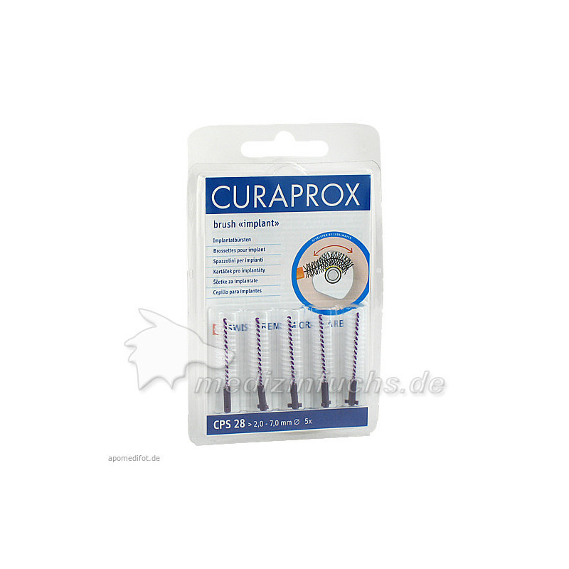 Curaprox CPS 28 violett Interdentalbürsten, 5 ST – PZN 4444001