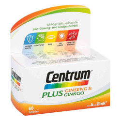Centrum Plus Ginseng & Ginkgo Tabletten (60 stk) – PZN 12526569