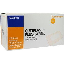 Cutiplast 15x7.8cm plus steril, 55 ST – PZN 9732590