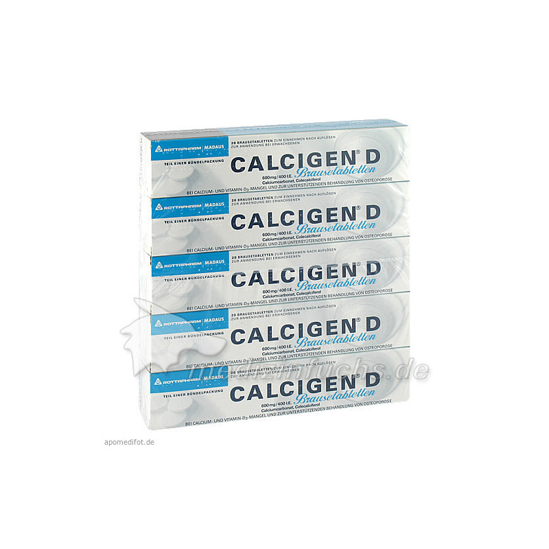 Calcigen D Brausetabletten, 100 ST – PZN 662184