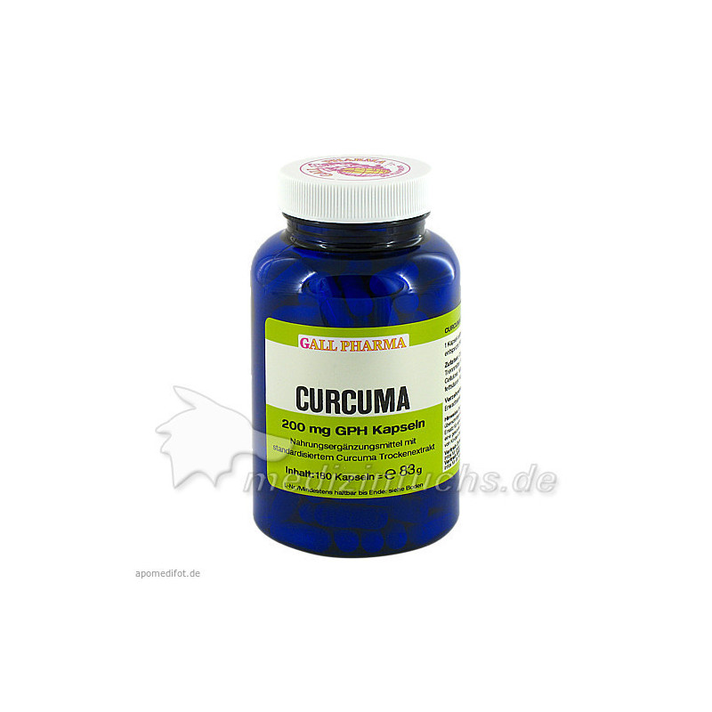 Curcuma 200mg Kapseln, 180 ST – PZN 3175668