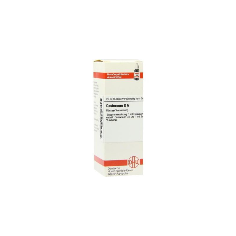 Castoreum D 6 Dilution (20 ml) – PZN 7163739
