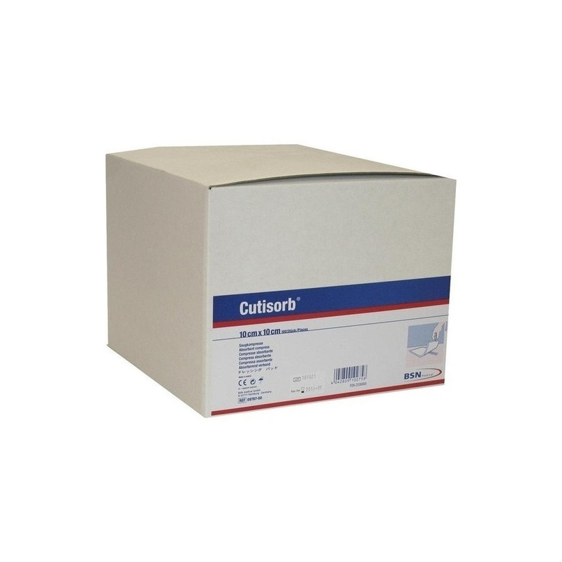 Cutisorb 10x10 unsteril Saugkompressen, 100 ST – PZN 2536868