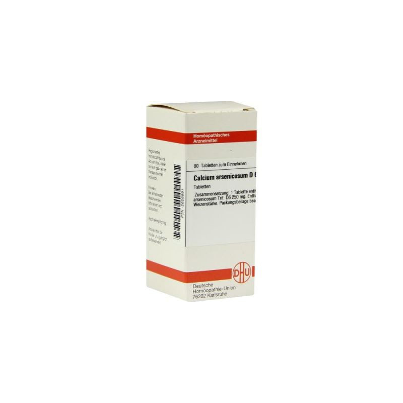 Calcium Arsenic. D 6 Tabletten (80 stk) – PZN 2626991