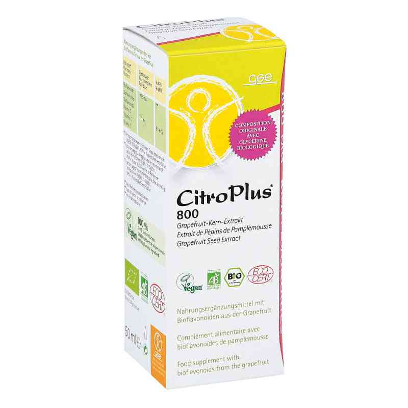 Citroplus 800 Bio Grapefruit Kern Extrakt Liquidum (50 ml) – PZN 9004672
