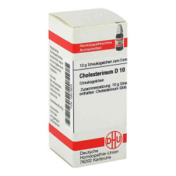 Cholesterinum D 10 Globuli (10 g) – PZN 2801603