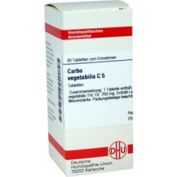 Carbo Vegetabilis C 5 Tabletten (80 stk) – PZN 7163550