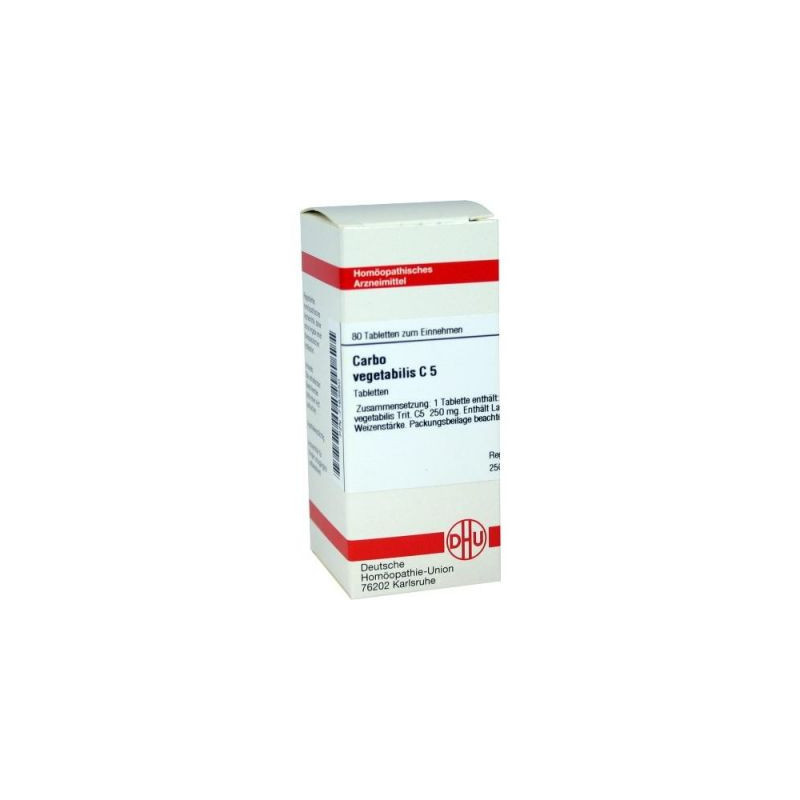 Carbo Vegetabilis C 5 Tabletten (80 stk) – PZN 7163550