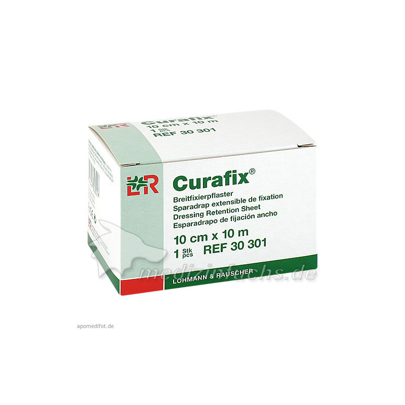 CURAFIX Fixierpflaster 10 cmx10 m, 1 ST – PZN 2163350