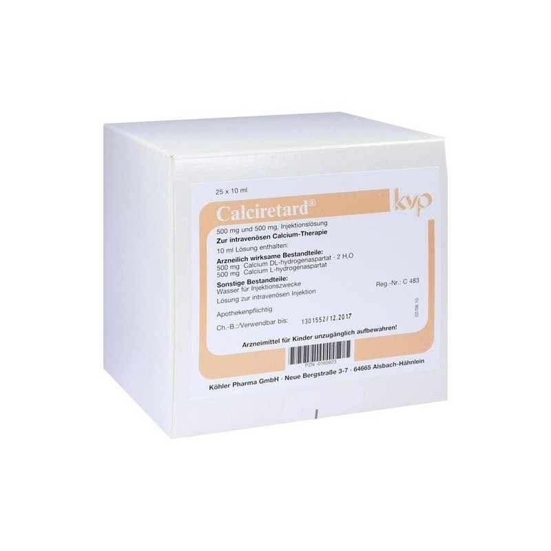 CALCIRETARD, 25X10 ML – PZN 165623