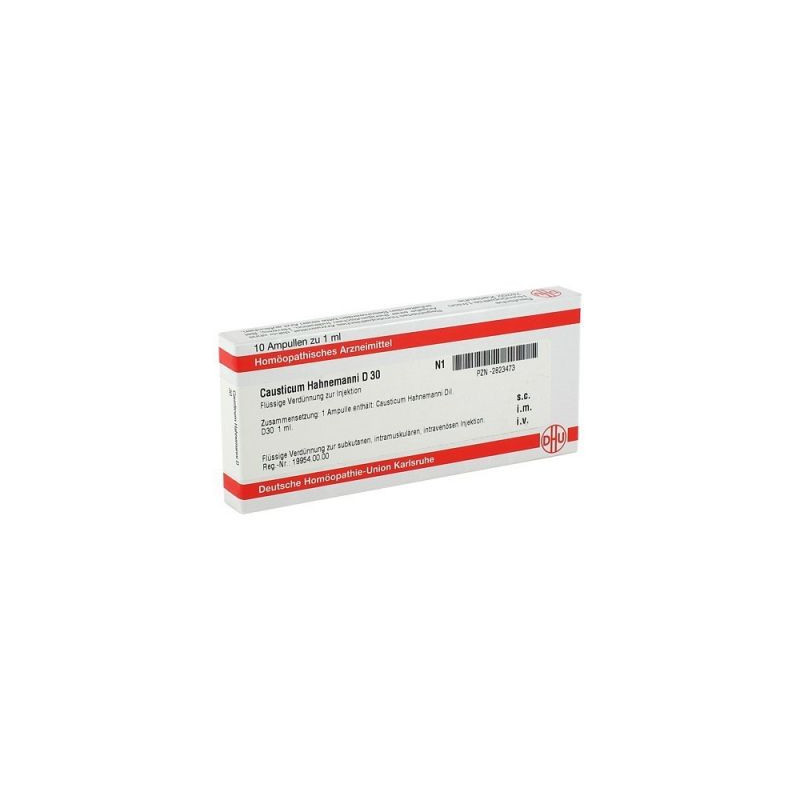 Causticum Hahnemanni D 30 Ampullen (10X1 ml) – PZN 2823473