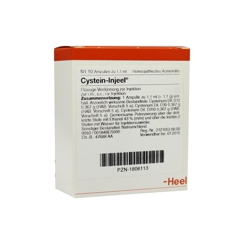 CYSTEIN INJ, 10 ST – PZN 1806113