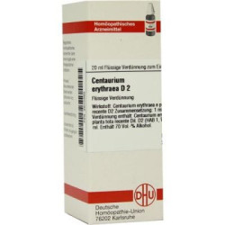 Centaurium Erythraea D 2 Dilution (20 ml) – PZN 2610369