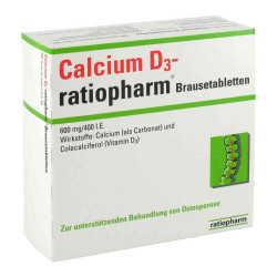 Calcium D3-ratiopharm 600mg/400 I.E. (20 stk) – PZN 3659739