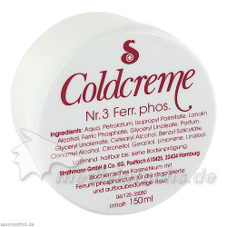 COLDCREME NR 3 FERR PHOS, 150 ML – PZN 3202106