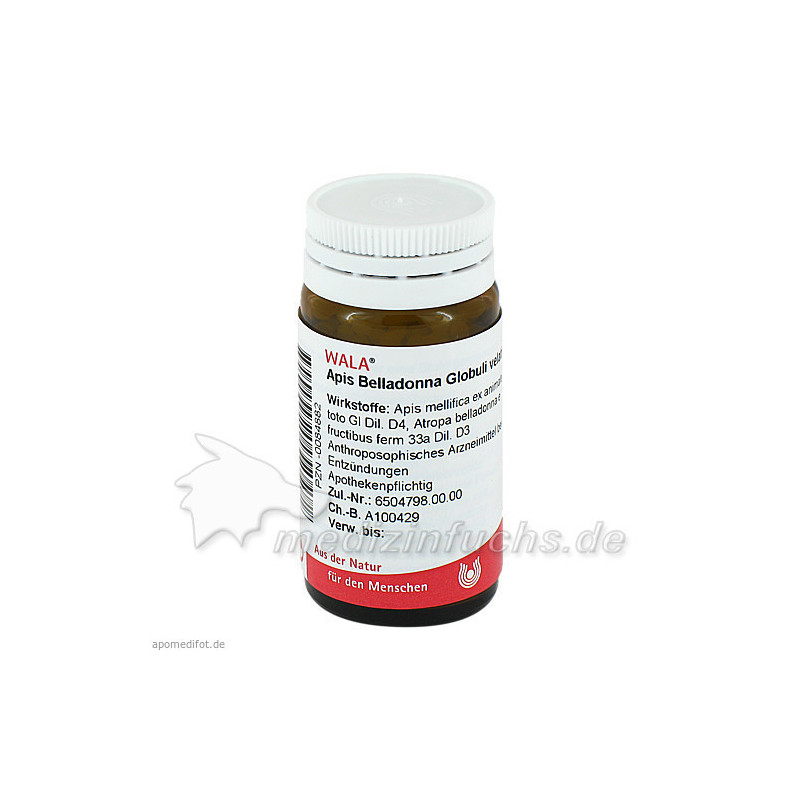 Apis Belladonna Globuli velati, 20 G – PZN 84882