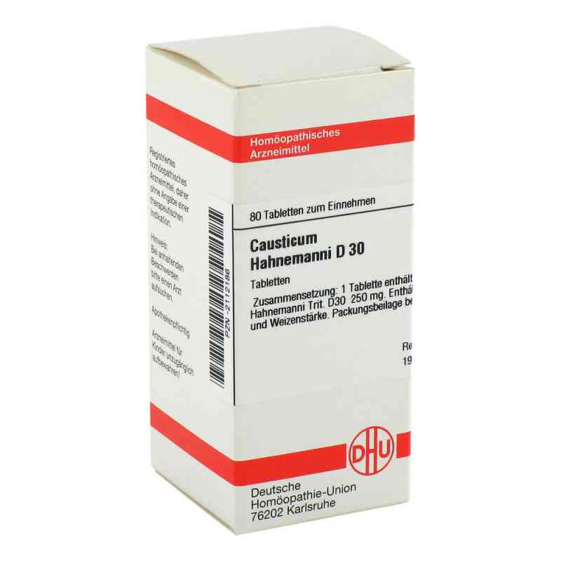 Causticum Hahnemanni D 30 Tabletten (80 stk) – PZN 2112186