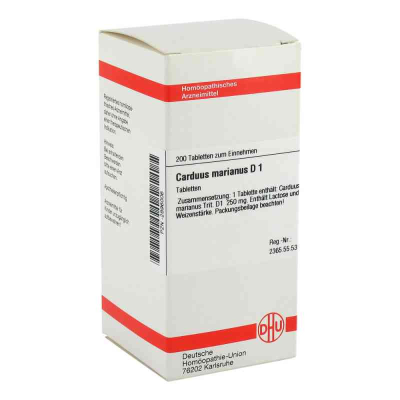 Carduus Marianus D 1 Tabletten (200 stk) – PZN 2896006